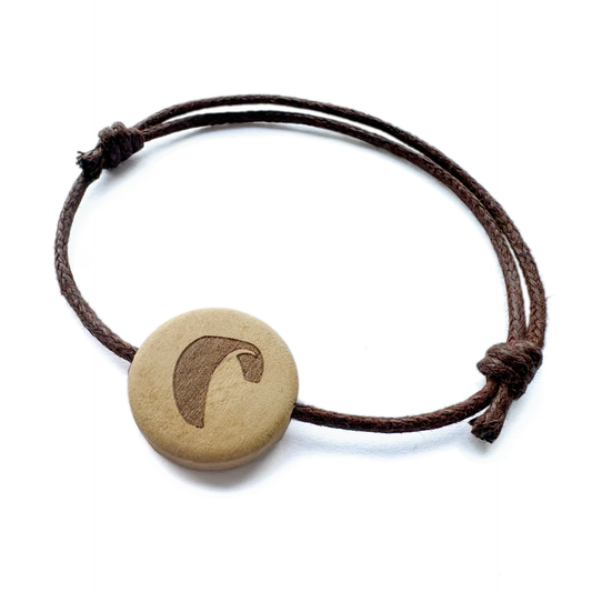 KBC Armband mit Holz Logo