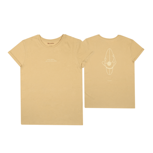 WOMEN teeshirt - Salty Almond