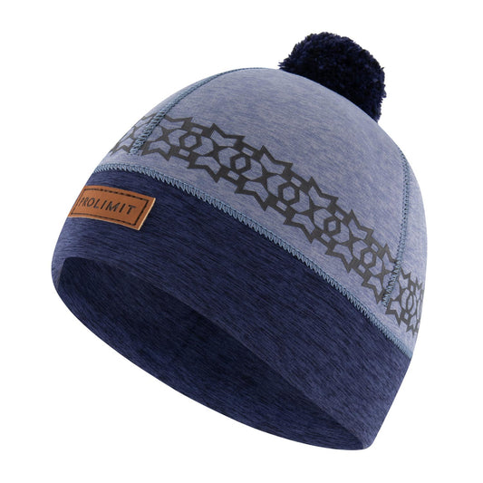 PL Neoprene Beanie Pom Pom Alloy/Blue